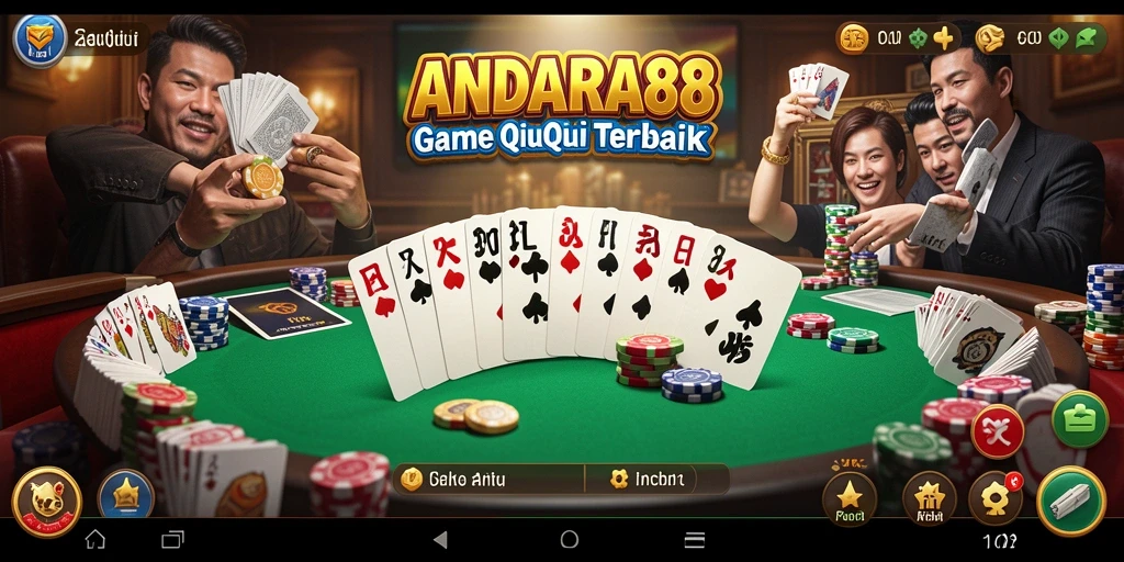 Tampilan gameplay QiuQiu yang menegangkan dan menarik.