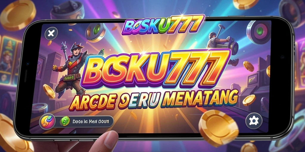Screenshot menggambarkan aksi seru dalam permainan Arcade!