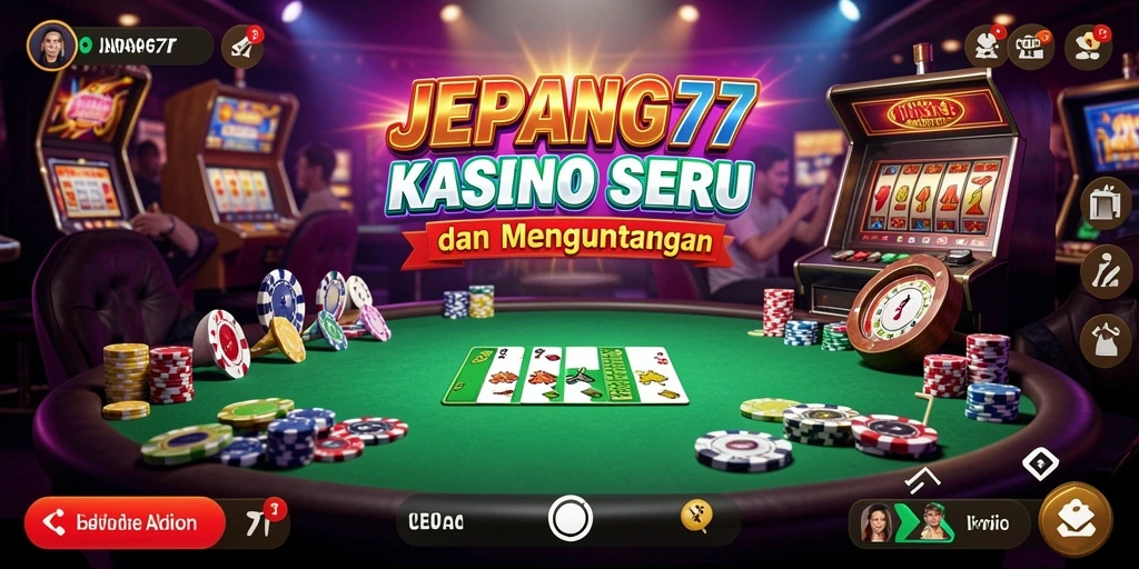 Tampilan gameplay seru dari permainan Kasino JEPANG77.