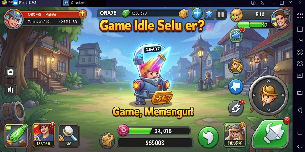 Screenshot gameplay ORA78 menunjukkan aksi seru dan grafis menarik.