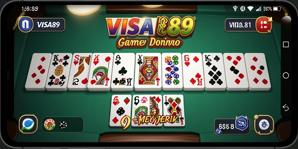 Tangkapan layar gameplay Domino yang seru dan menarik.
